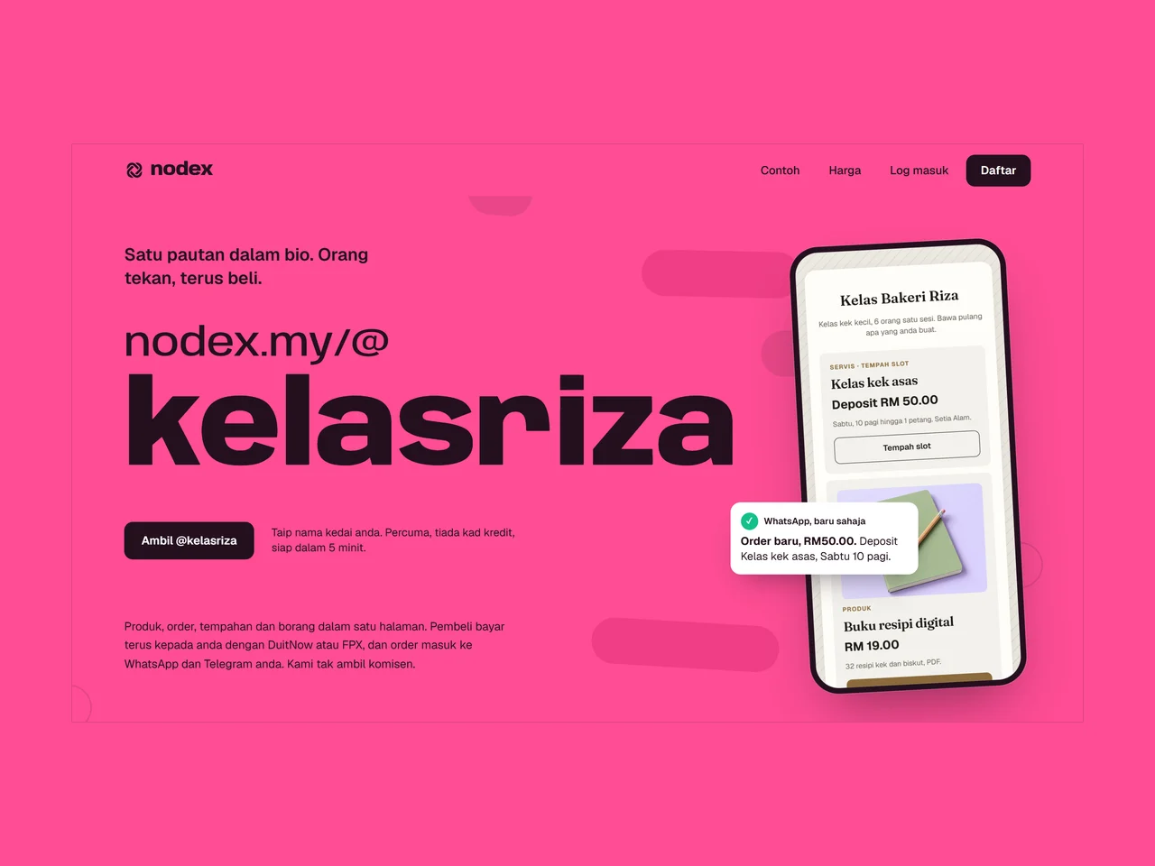 NodeX screen
